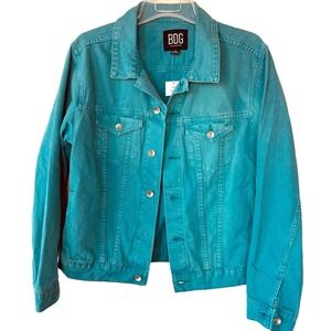 BDG Turquoise Denim ladies jacket size L